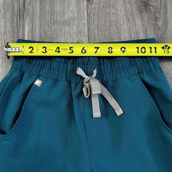 FIGS Technical Collection Scrubs Pants Women's Size XXS PO# 2134 Pacific Blue - Picture 8 of 10